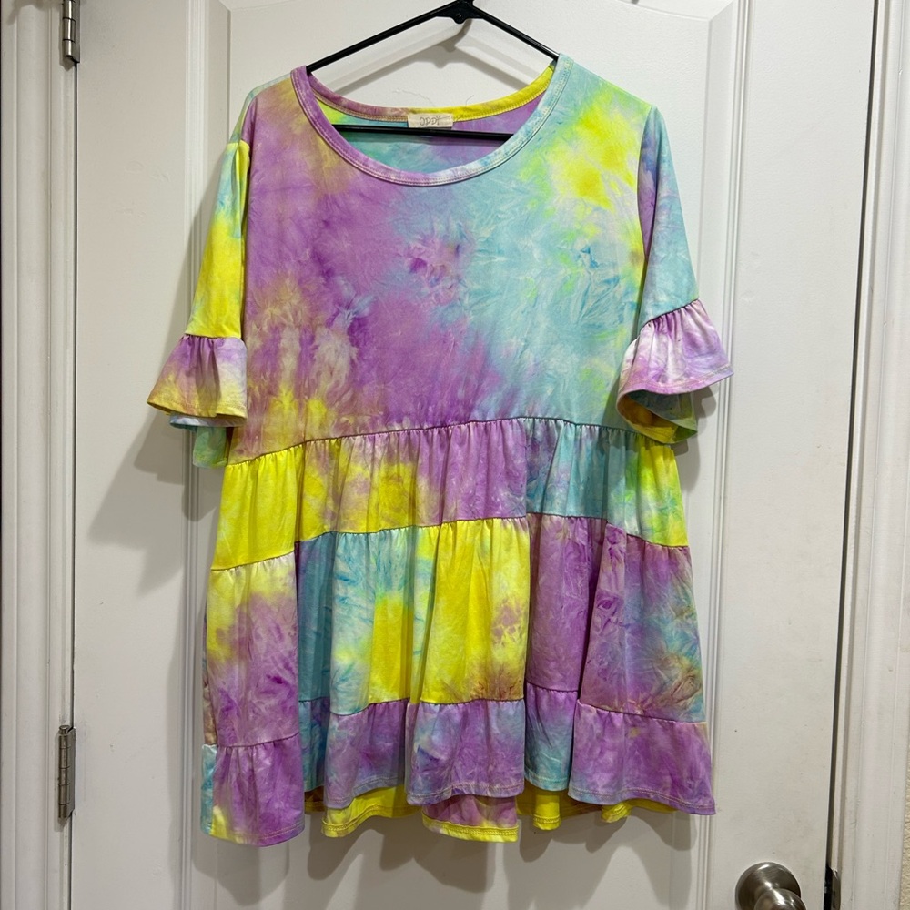Oddy Tye Dye top 1XL